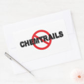 Stop Chemtrails Aufkleber (Umschlag)
