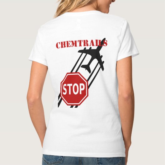 Stop Chemtrails T-Shirt (Rückseite)