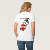 Stop Chemtrails T-Shirt (Rückseite Vollansicht)