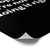 Stop Copying Me You're Not Even Doing It Right Y2k Poster (Ecke)