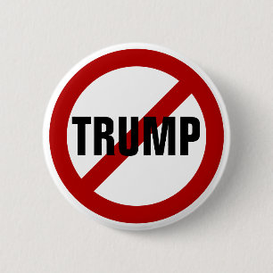Stop Donald Trump Anti-Trump Pinback-Button Button