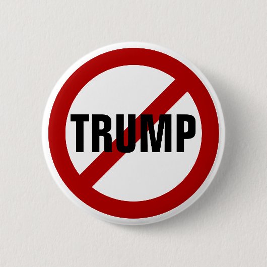Stop Donald Trump Anti-Trump Pinback-Button Button (Vorderseite)