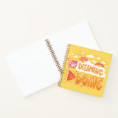 Stop Dreaming, Start Doing Pale Yellow Notizblock (Innenseite)