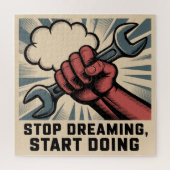 Stop Dreaming, Start Doing Puzzle (Vertikal)