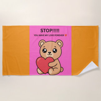 STOP!!!!! DU HAST MEINE EWIGE LIEBE ❤️ STRANDTUCH