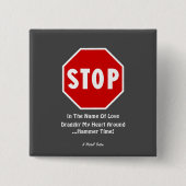 STOP... Ein MisterP-Button Button (Vorderseite)