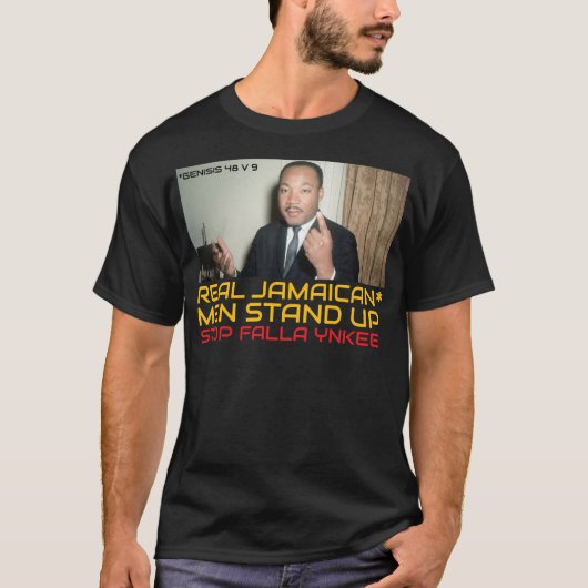STOP FALLA. YNKEE Basic Dunkel T-Shirt (Vorderseite)
