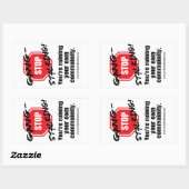 STOP GANG STALKING STICKER (Blatt)