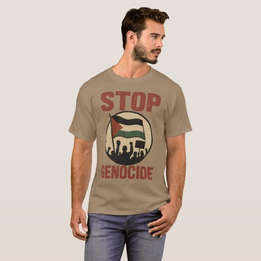 STOP GENOCIDE T-Shirt (Vorne ganz)