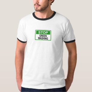 Stop Greenwashing-Schild T-Shirt