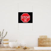 STOP im Namen der Liebe Poster (Küche)