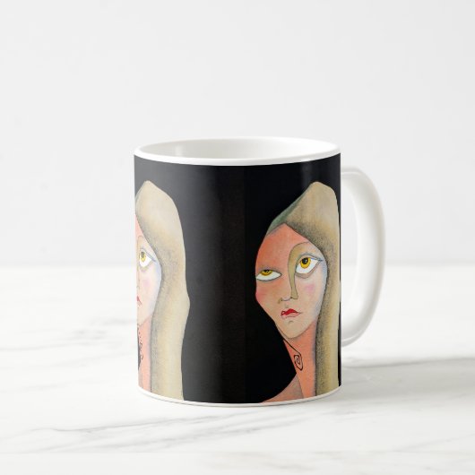 "Stop" Kaffeetasse (VorderseiteRechts)