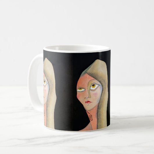 "Stop" Kaffeetasse (Vorderseite Links)