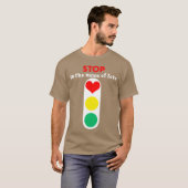 Stop Liebe lustig T-Shirt (Vorne ganz)