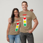 Stop Liebe lustig T-Shirt (Unisex)