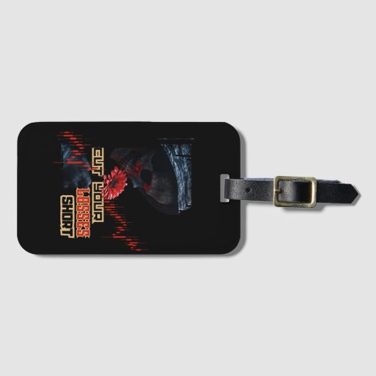 Stop loss | Motivation | Fantasy trade Design Gepäckanhänger (Vorderseite (Horizontal))