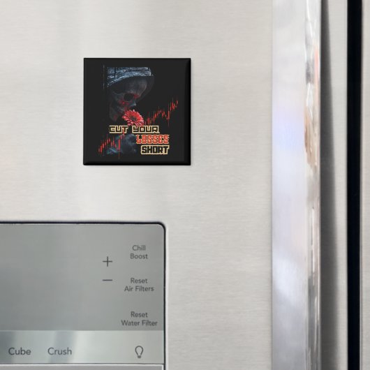 Stop loss | Motivation | Fantasy trade Design Magnet (In Situ (Kühlschrank))