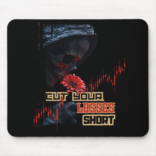 Stop loss | Motivation | Fantasy trade Design Mousepad (Vorne)