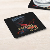 Stop loss | Motivation | Fantasy trade Design Rechteckiger Pappuntersetzer (angewinkelt)