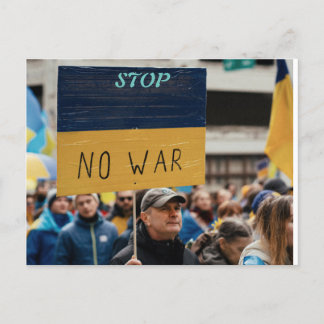 STOP NO WAR POSTKARTE