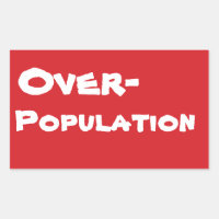 STOP Overpopulation Stopp Signieraufkleber