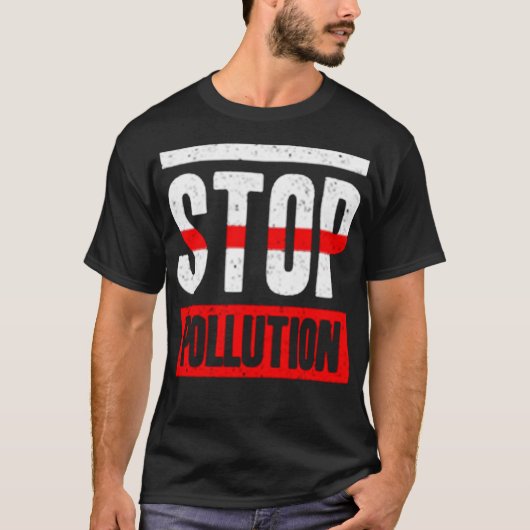 Stop pollution T-Shirt (Vorderseite)