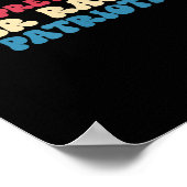 Stop Pretending Your Racism Is Patriotism Apparel  Poster (Ecke)