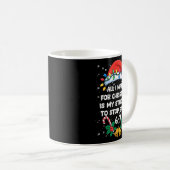 Stop Saying 6-7 Funny Teacher Students 67 Christma Kaffeetasse (VorderseiteRechts)