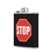 STOP-Schild Flachmann (Links)