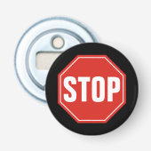 STOP-Schild Flaschenöffner (Vorderseite)
