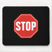 STOP-Schild Mousepad (Vorne)