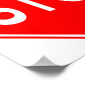 Stop Sign Poster (Ecke)