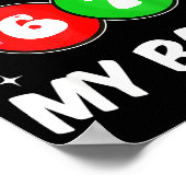 Stop Staring At My 67 Meme Funny Christmas Adult H Poster (Ecke)