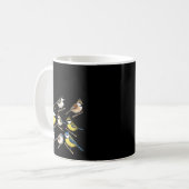 Stop Staring At My Funny Birdwatching Birds Lover Kaffeetasse (Vorderseite Links)