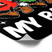 Stop Staring At My Funny Dirty Christmas Adult Hum Poster (Ecke)