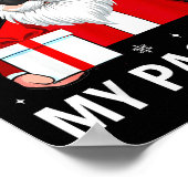 Stop Staring At My Package Christmas Adult Humor F Poster (Ecke)