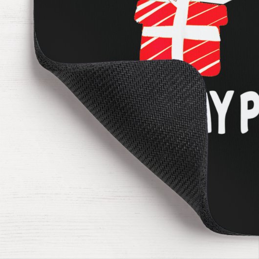 Stop Staring At My Packages Funny Christmas Naught Mousepad (Ecke)