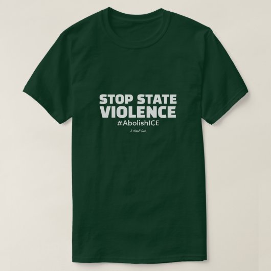 STOP STATE VIOLENCE - A MisterP Shirt (Design vorne)