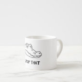 "STOP THAT" Sarcastic Alligator Mug Espressotasse (Vorderseite Rechts)