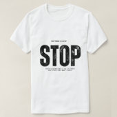 Stop the cycle T-Shirt (Design vorne)