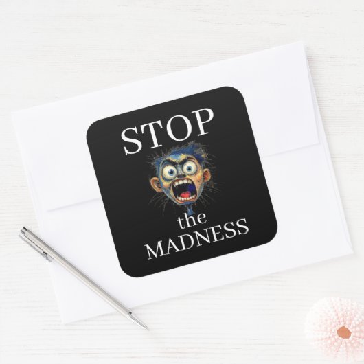 Stop the Madness Sticker (Umschlag)