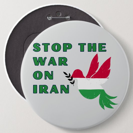 Stop the war Button (Vorne & Hinten)
