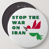 Stop the war Button (Vorne & Hinten)