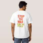 STOP THE WAR. SIGN THE PEACE T-Shirt (Schwarz voll)