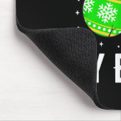 Stop Touching My Funny Dirty Christmas Adult Humor Mousepad (Ecke)