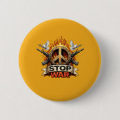 Stop War Button (Vorderseite)