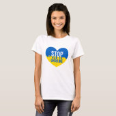 Stop War in Ukraine T-Shirt (Vorne ganz)