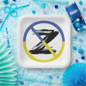 Stop war in Ukraine Throw Pillow Pappteller (Party)
