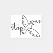 Stop War Post-it Klebezettel (Vorderseite)