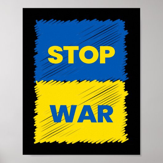 Stop War - Save Ukraine - Stop The War In Ukraine Poster (Vorne)